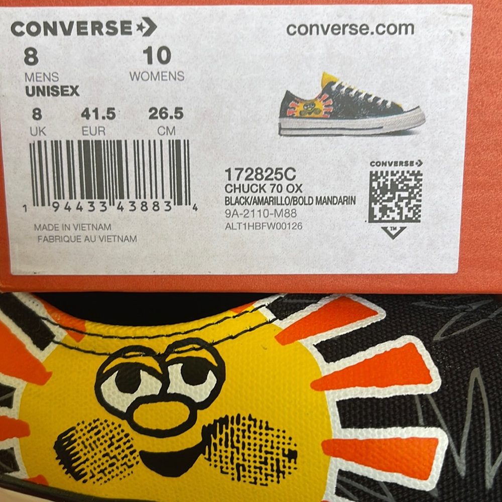 Converse 172825C
CHUCK TAYLOR 70 OX
BLACK/AMARILLO/BOLD MANDARIN
WMNS sneakers - Picture 16 of 16